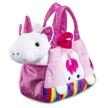 Imagem de Bolsinhas Coloridas Infantis Cutie Handbags Com Pelucia Multikids