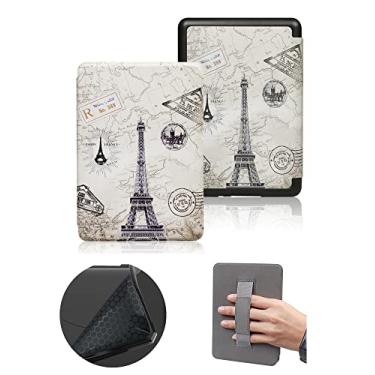 Imagem de Capa macia apenas para Kindle 11ª geração 2022, capa protetora com alça de mão e despertar/hibernar automático, capa à prova d'água não adequada para Kindle de 11ª geração Paperwhite