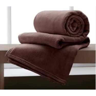 Imagem de Coberta Manta Soft Casal Microfibra Anti-alérgica 100% Poliéster 2,00x1,80 Corttex (TABACO)