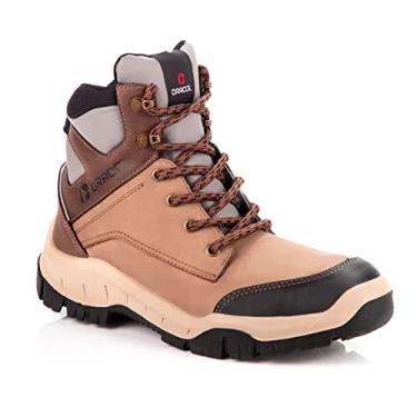 Imagem de Bota de Segurança de Amarrar Bracol Horizon Maag Areia Couro Hidrofugado e Bico de Pvc CA 40872 41
