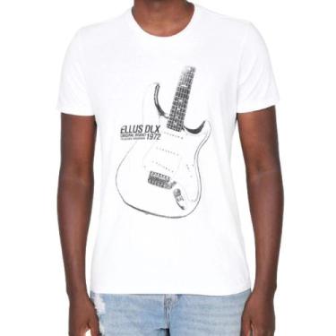 Imagem de Camiseta Ellus Cotton Fine Estampa Guitarra Masculina