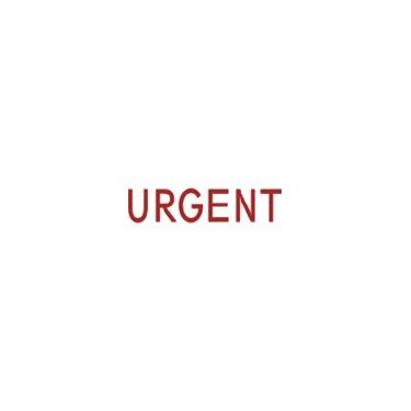 Imagem de Carimbo autotintado URGENT - Vermelho