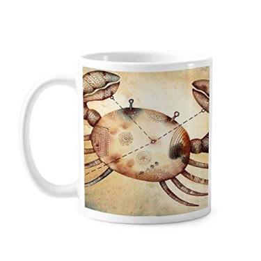Imagem de Junho de julho, Constelação do Câncer do Zodíaco Caneca Cerâmica Café Porcelana Copo de Mesa