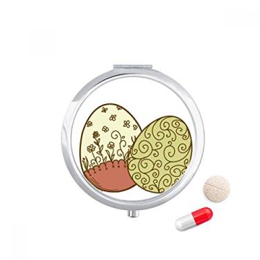 Imagem de Porta-comprimidos de ovos de flor para páscoa, festival, religião, bolso para remédios