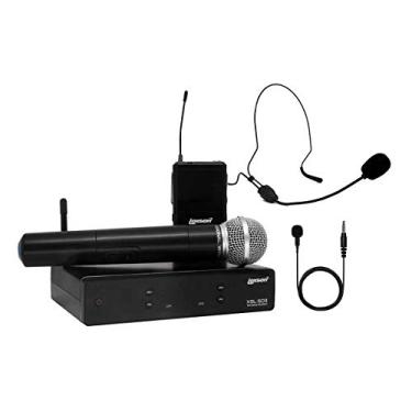 Imagem de Lexsen XSL-503 Microfone sem Fio UHF com Bastão, bodypack, lapela e auricular