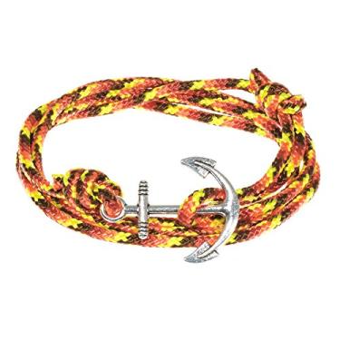 Imagem de West Coast Paracord — Pulseiras femininas ajustáveis com âncora náutica e anzol – Feito de corda de nylon