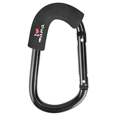 Imagem de Zwbfu Ganchos Para Carrinho De Bebê, Ganchos Para Carrinho De Bebê, Organizador De Carrinho, Clipes Para Bolsa De Fraldas, Ajuste Universal, Preto