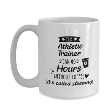 Imagem de Caneca de café para treinador atlético, presente para treinador atlético, presente para treinador atlético, presentes para amigos, presente de agradecimento para treinador atlético, ideia de presente de aniversário de Natal (425 g)