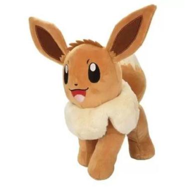 Eevee Pokemon Pelucia Etiqueta Pokémon Center Boneco Pelúcia