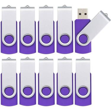 Imagem de Unidades flash USB 2.0 KOOTION 10 Pk 32GB roxas