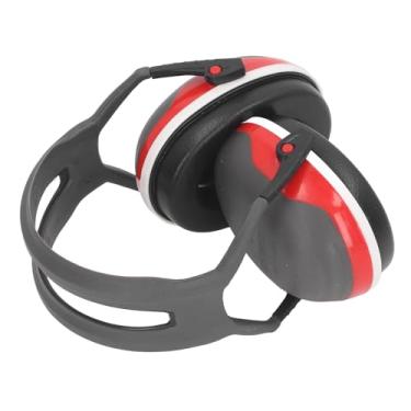 Imagem de Protetores de Ouvido para Proteção Auditiva para Bebês, Fáceis de Usar, Confortáveis, Confiáveis, Ajustáveis, Redução de Ruído, Duráveis, Portáteis para Dormir (Vermelho)