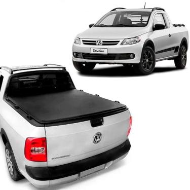 Imagem de Capota Lona Marítima Saveiro Cabine Simples 2010 até 2023 Com Gancho Flash Cover