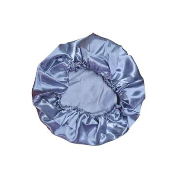 Imagem de Touca Cetim Seda Luxo Antifrizz Tamanho único - Magic Enxovais Prata