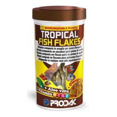 Imagem de Ração Prodac Tropical Fish Flakes 10G Peixes Ornamentais