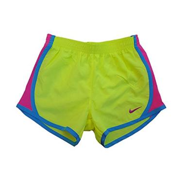 Imagem de Short feminino Nike Tempo (infantil), Volt/Clear Water, 6X