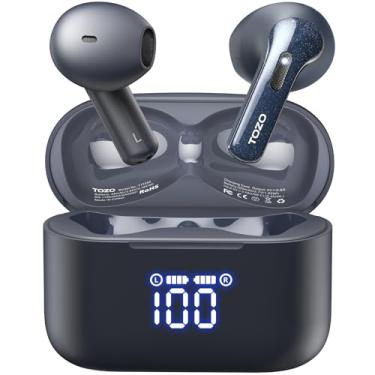 Imagem de TOZO Tonal Fits T21 Wireless Earbuds, 5.3 Bluetooth Headphone, Sem in Ear com Cancelamento de Ruído de Microfone Duplo, 44H Playback Stere Sound with Power Display Wireless Charging Case