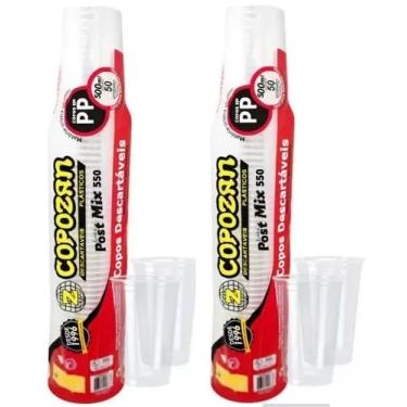 Imagem de COPO DESCARTÁVEL LISO 500ML PP COPOZAN C/50