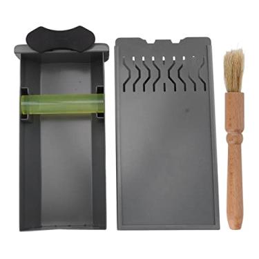 Imagem de Recipiente da Caixa de Batida do café, Escaninho de Aço Inoxidável Dos Motivos do café Expresso Com Vara da Batida para o Restaurante Dos Amantes do café do Escritório Em Casa