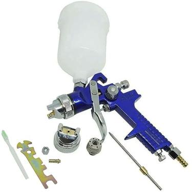 Imagem de Pistola de Pintura Gravidade Hvlp 2 Bicos 1,4 e 1,7 Mm Evpphvlp600-2b Evald