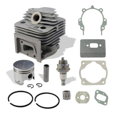 Imagem de Cilindro Pistão Completo Vela Junta Roçadeira Garthen Cg550