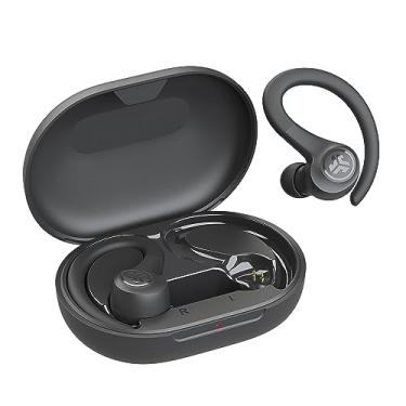 Imagem de JLab Go Air Sport - Fones de ouvido sem fio esportivo com gancho de orelha seguro, reprodução Bluetooth de 32 horas, grafite