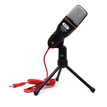 Imagem de Microfone Condensador para PC com Tripé e Cabo P2