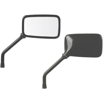 Imagem de Par Retrovisor Preto Twister Falcon Rosca Motos Honda M10 - GVS