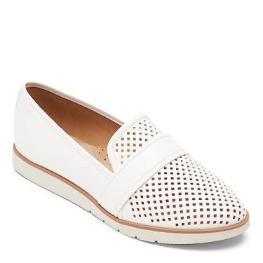 Imagem de Rockport Mocassim feminino Stacie Perf, Branco