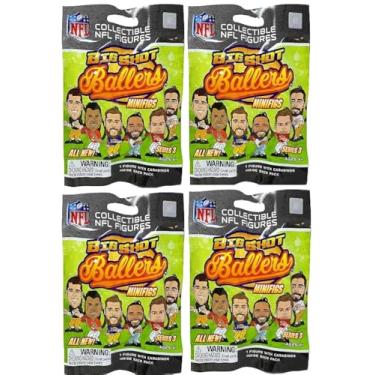 Imagem de Teenymates Party Animal Big Shot Ballers 2022-23 NFL Series 3 Figures Blind Bags Gift Set Party Bundle - 4 Pack