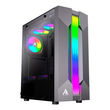 Imagem de Gabinete Gamer Ryvel Infinity Black Ry-Gb-If-Bl