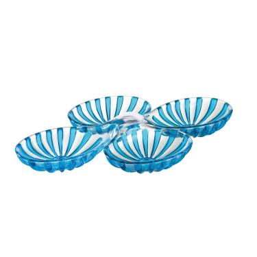 Imagem de 2 Petisqueiras em Acrílico 420ml Dolcevita Azul
