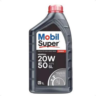 Imagem de Óleo de Motor Mobil Super 20w50 Mineral API SL 1 Litro, MOBIL - PJP ÓL
