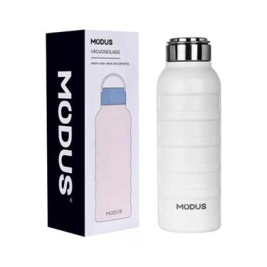 Imagem de  Garrafa Térmica Aço Inox Portátil 1 Litro Café Suco Água Academia Pas