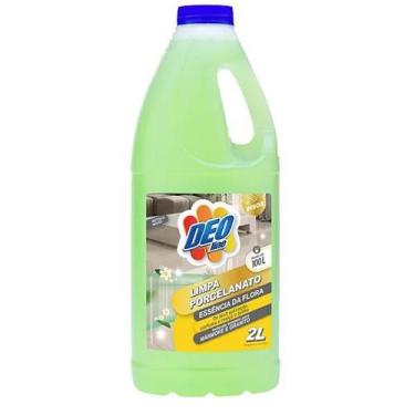 Imagem de Detergente Limpa Porcelanato Tira Mancha Granito Mármore 2 litros Deol