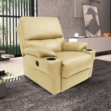 Imagem de Poltrona do Papai Sala de Cinema Mia Reclinável Retrátil Power Elétric