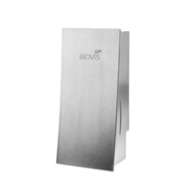 Imagem de Saboneteira Inox Slim Noble Sabao Liquido Alcool Gel 800 Ml - Biovis
