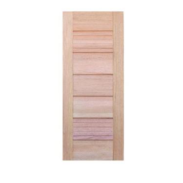 Imagem de Porta de Madeira BBB 08 Frisos Maciça Cedro Arana Casmavi, 120cm x 210