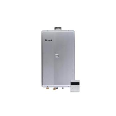 Imagem de Aquecedor A Gás Rinnai 35 Litros E35 FEA PRATA GÁS GN (Digital Com Con