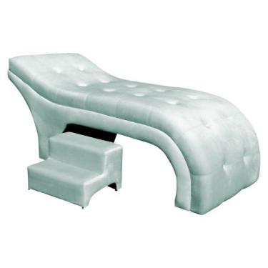 Imagem de Maca Estofada Botonê Clínica Salão Estética Veludo 60 cm - Estopar, Ve