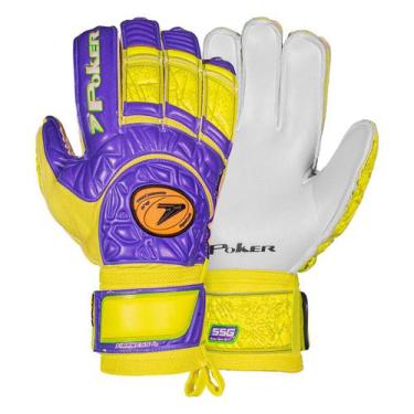 Imagem de Luva de Goleiro Poker Firmness 4 Profissional, 10, Roxo