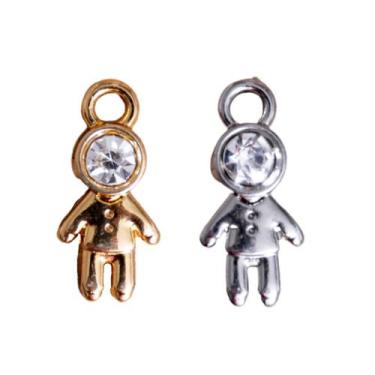 Imagem de Berloque pingente luxo Menino - GLX, Dourado, Único