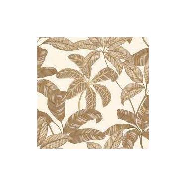 Imagem de Papel de Parede Vinílico Contemporâneo Folhagens Bege 4102 - bobinex