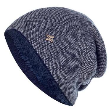 Imagem de Gorro Unissex De Inverno Listra Vertical ELASHOPP 