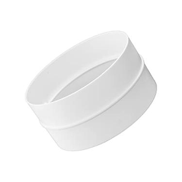 Imagem de Vent Systems Acoplador de duto de ventilação de ar de 4 polegadas para tubo de 4 polegadas. Conector de dutos de plástico de tubo de ventilação em linha reta para sistema de ventilação de aquecimento de resfriamento HVAC 100 mm