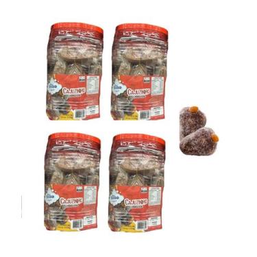 Imagem de Kit 4 Potes de 1kg Doce De Cajuzinho c/ 20un Festa Infância - Blook
