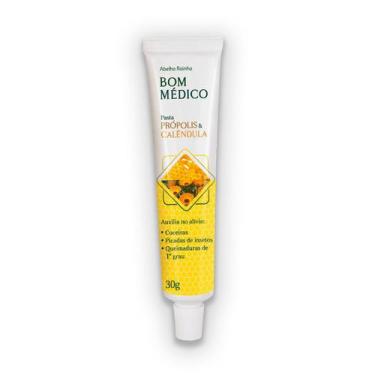 Imagem de Pasta Gel Concentrado Própolis E Calêndula Bom Médico 30g - Abelha Rai