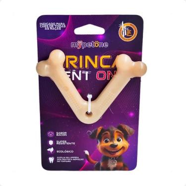 Imagem de Brinquedo Osso Bamboo Brinca Dent One Sabor Bacon - V - Pequeno - Mype