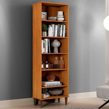 Imagem de Armário Multiuso 5 Prateleiras Manaus Marrom