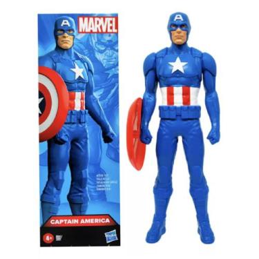 Imagem de Boneco Clássico Marvel Capitão América 20cm - Hasbro F6607/F8941