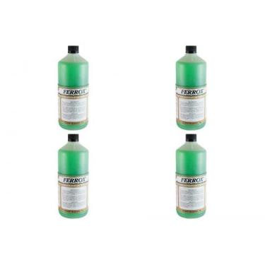 Imagem de Kit C/4 - Removedor De Ferrugem Ferrox Anticorrosivo 1L - Natrielli